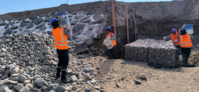 Instalación de Gaviones - imagen 5 | T-GEOFLEX Perú