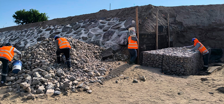 Instalación de Gaviones - imagen 2 | T-GEOFLEX Perú