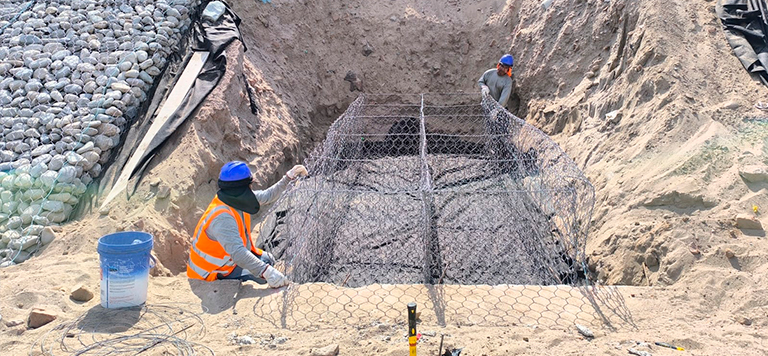 Instalación de Gaviones - imagen 4 | T-GEOFLEX Perú