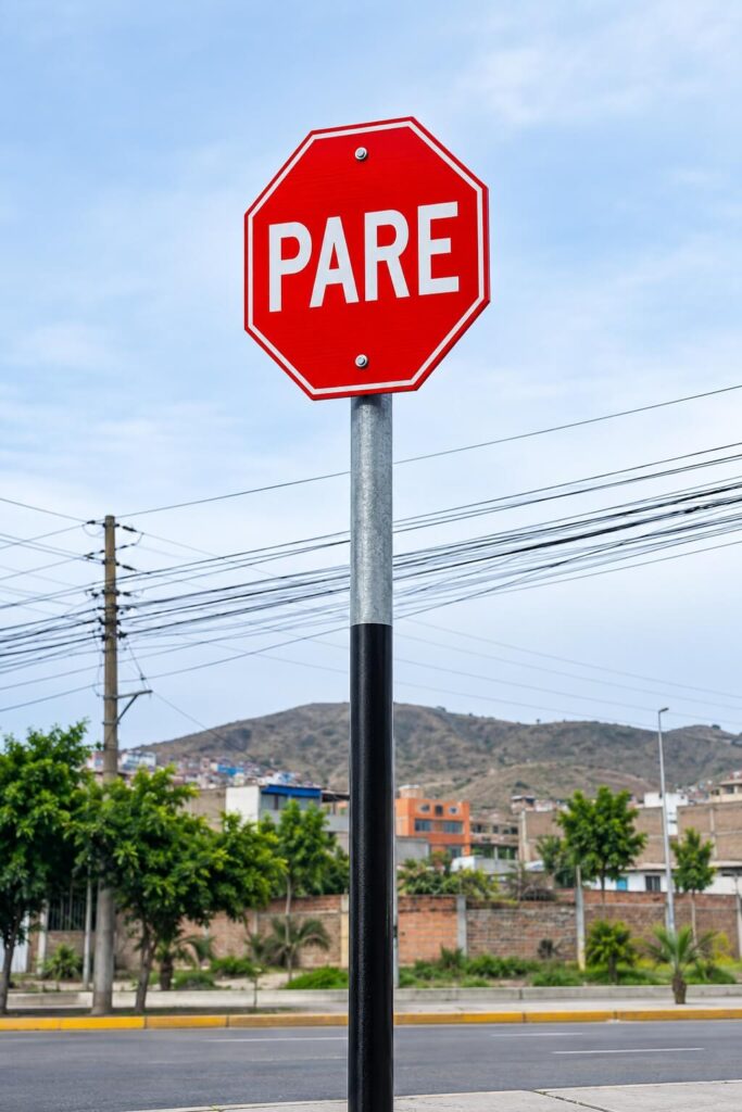 Señales Verticales de Tránsito