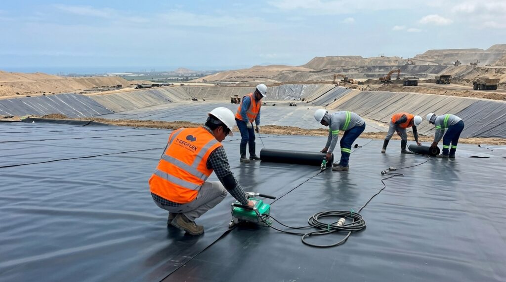 geomembrana hdpe en mineria