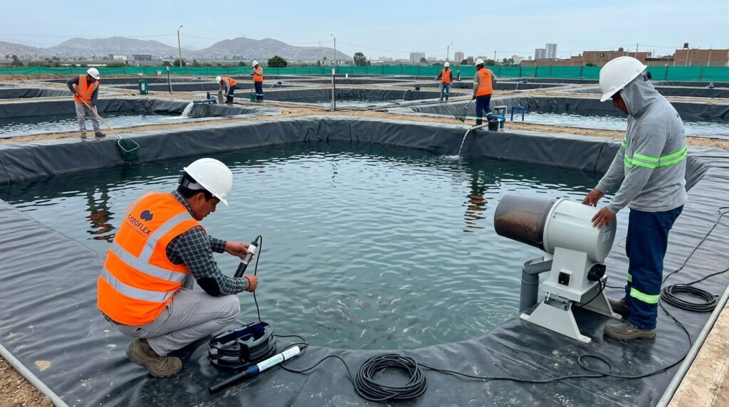 geomembrana hdpe en piscicultura y acuicultura